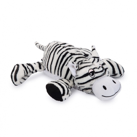 dog-toy-plush-zebra-lying-lino-28x16x8cm-beeztees